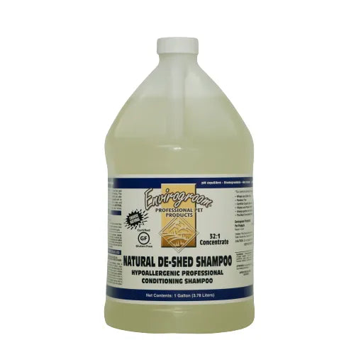 Natural De-Shed Shampoo Hypo Allergenic Professional Conditioning Shampoo 32:1