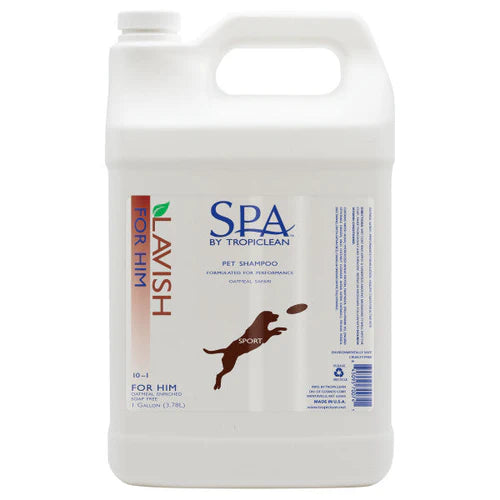 Champú para mascotas SPA by TropiClean Lavish For Him, 16 oz