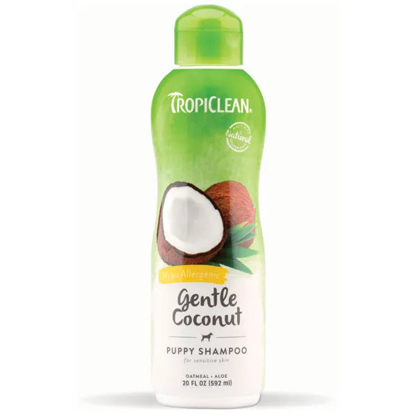Champú hipoalergénico suave con coco para cachorros y gatitos, 1 galón