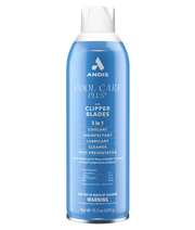 Andis Cool Care Plus 15.5oz can with cap, featuring a sleek design for grooming accessory use.