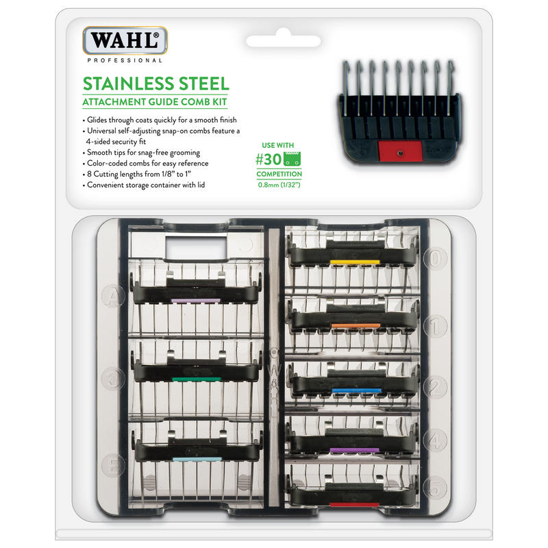 Stainless Steel Attachment Comb Set for Detachable Blades