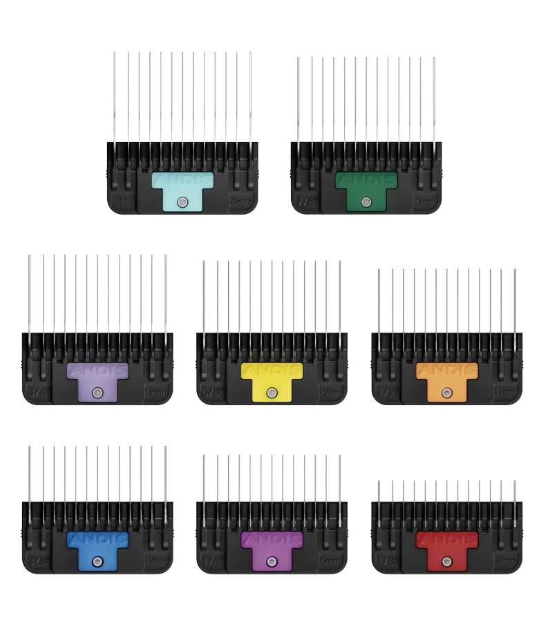 Large Size Guide Comb 8PC Wide Guide Comb Set — Groomer Supply House
