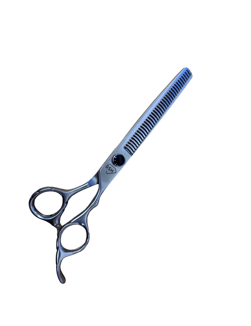 Groomer Supply House GSH Classic Shears 7-inch 36-tooth blender scissors with polished stainless steel blades.