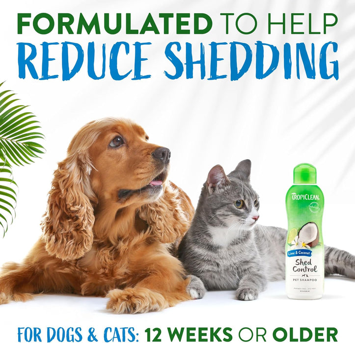Lime & Cocoa Butter Shed Control Conditioner for Pets, 2.5 Gal