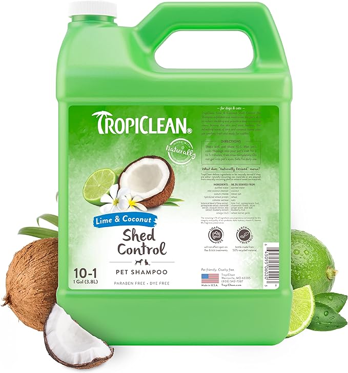 Lime & Coconut Shed Control Shampoo for Pets