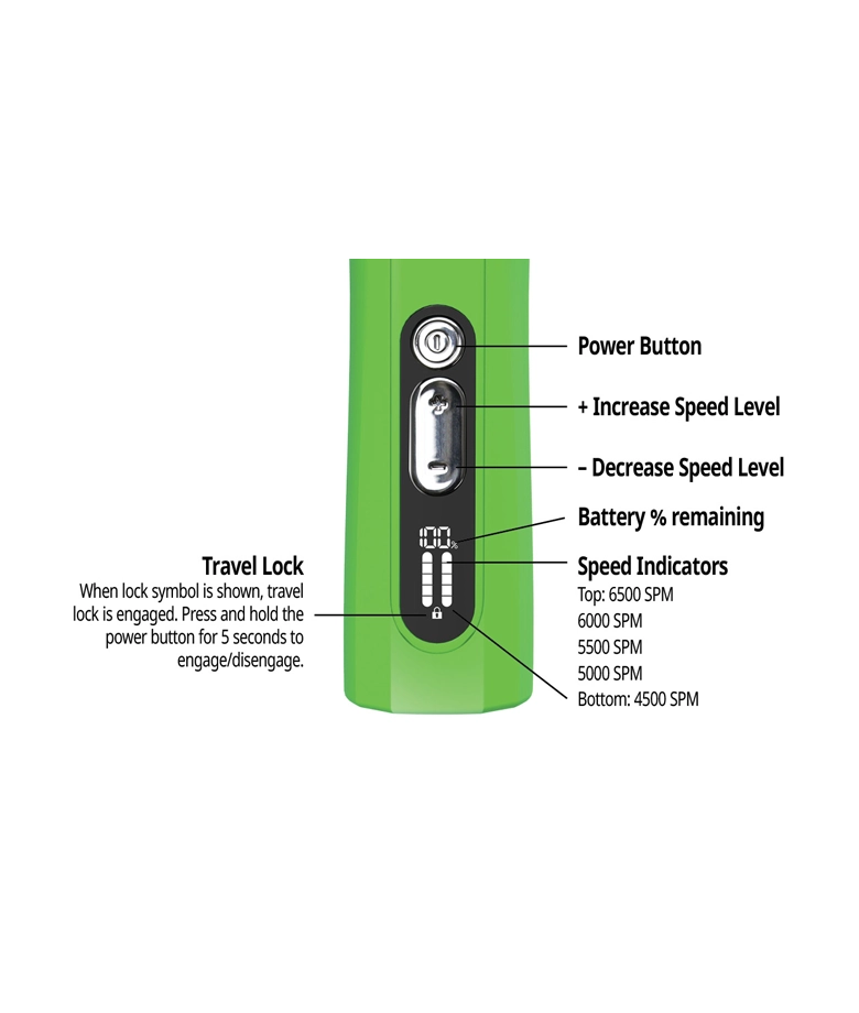 Andis ProClip 5-in-1 Green Clipper with adjustable blade and ergonomic design, displayed on a neutral background.