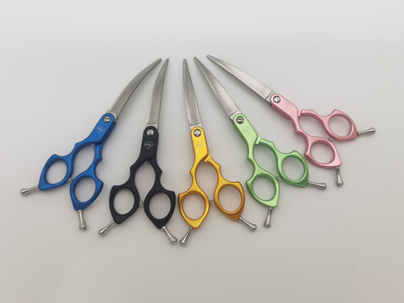 Left Handed Aluminum Handle Asian Fusion Curve 6"