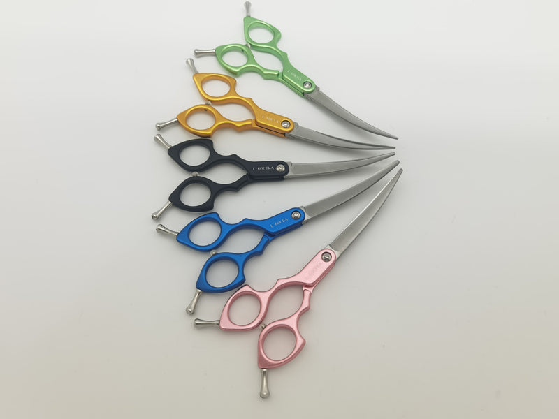 Left Handed Aluminum Handle Asian Fusion Curve 6"