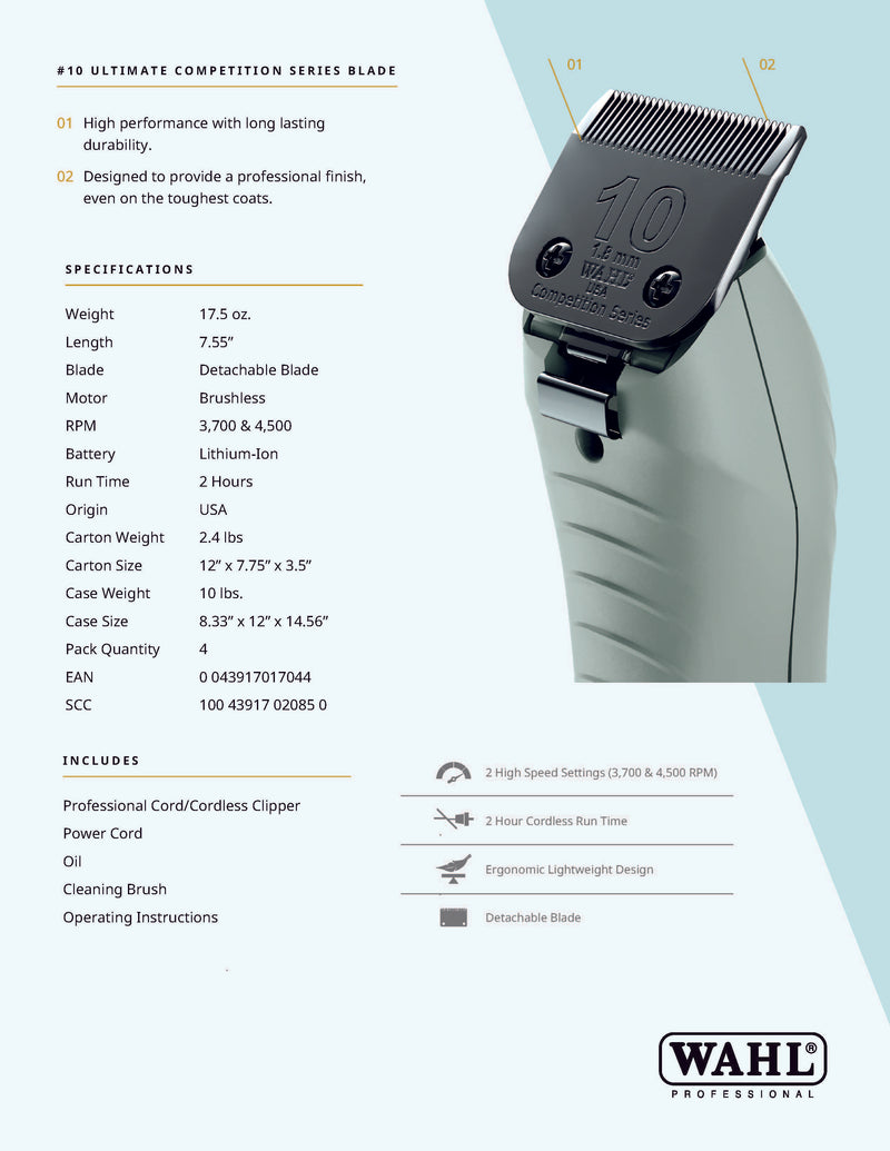 Paquete ancho Wahl KMC+ 