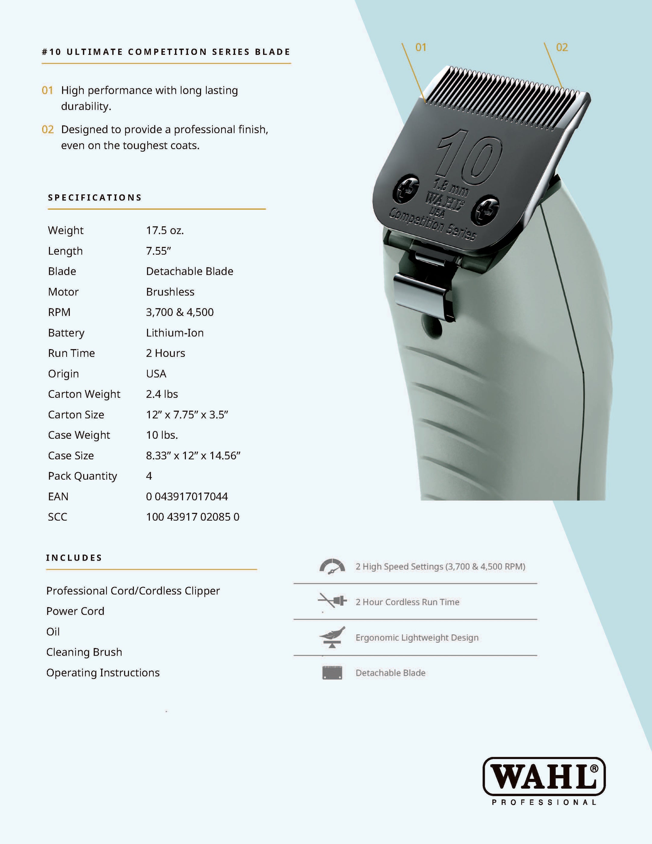 Wahl KMC+ — Groomer Supply House