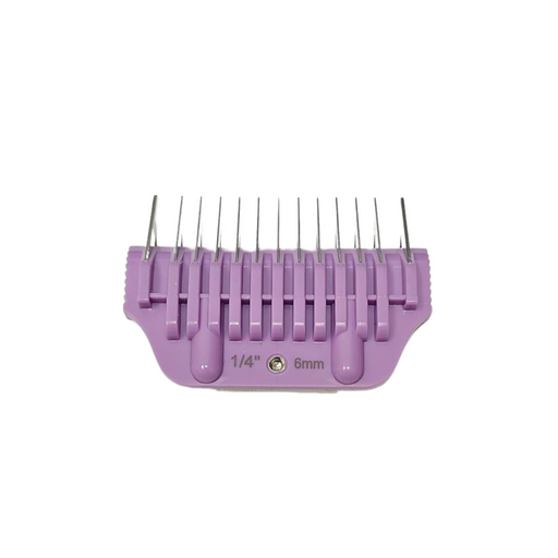 Groomer Supply House GSH 7-piece wide guide comb and 30W clipper blade bundle for professional grooming tools.