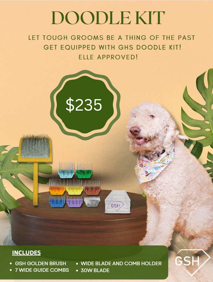 Doodle Kit bundle deal from Groomer Supply House featuring colorful markers and drawing tools for pet grooming designs.
