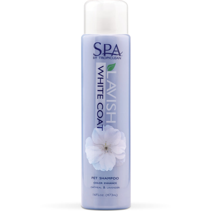 SPA by TropiClean Lavish White Coat Shampoo for Pets