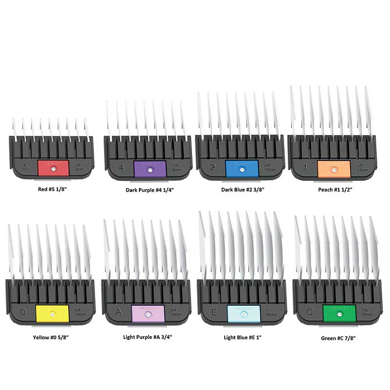 Stainless Steel Attachment Comb Set for Detachable Blades